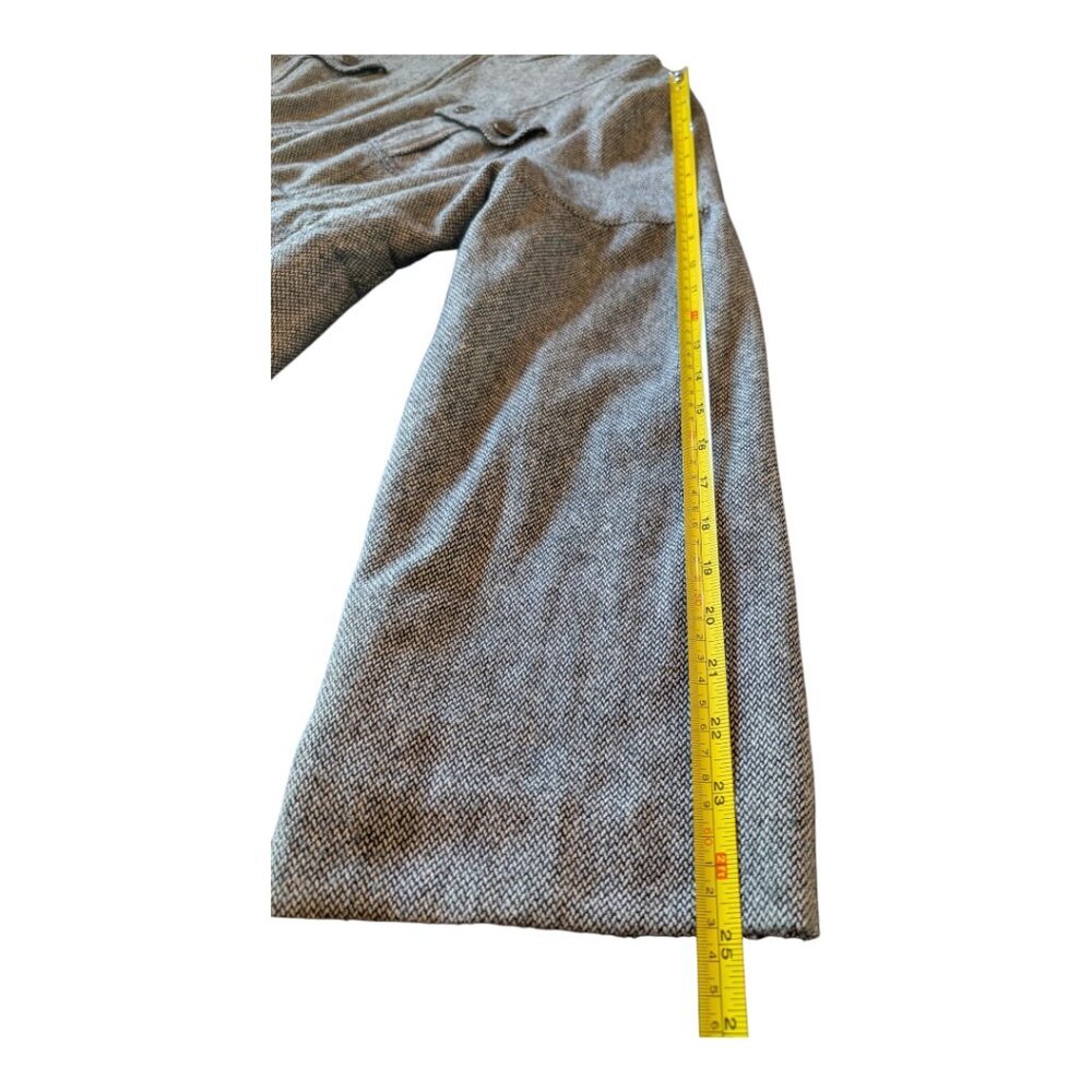 Ivy Jane | Lightweight Hooded Jacket | Heather Grey/Herringbone | Size XL - Picture 10 of 11